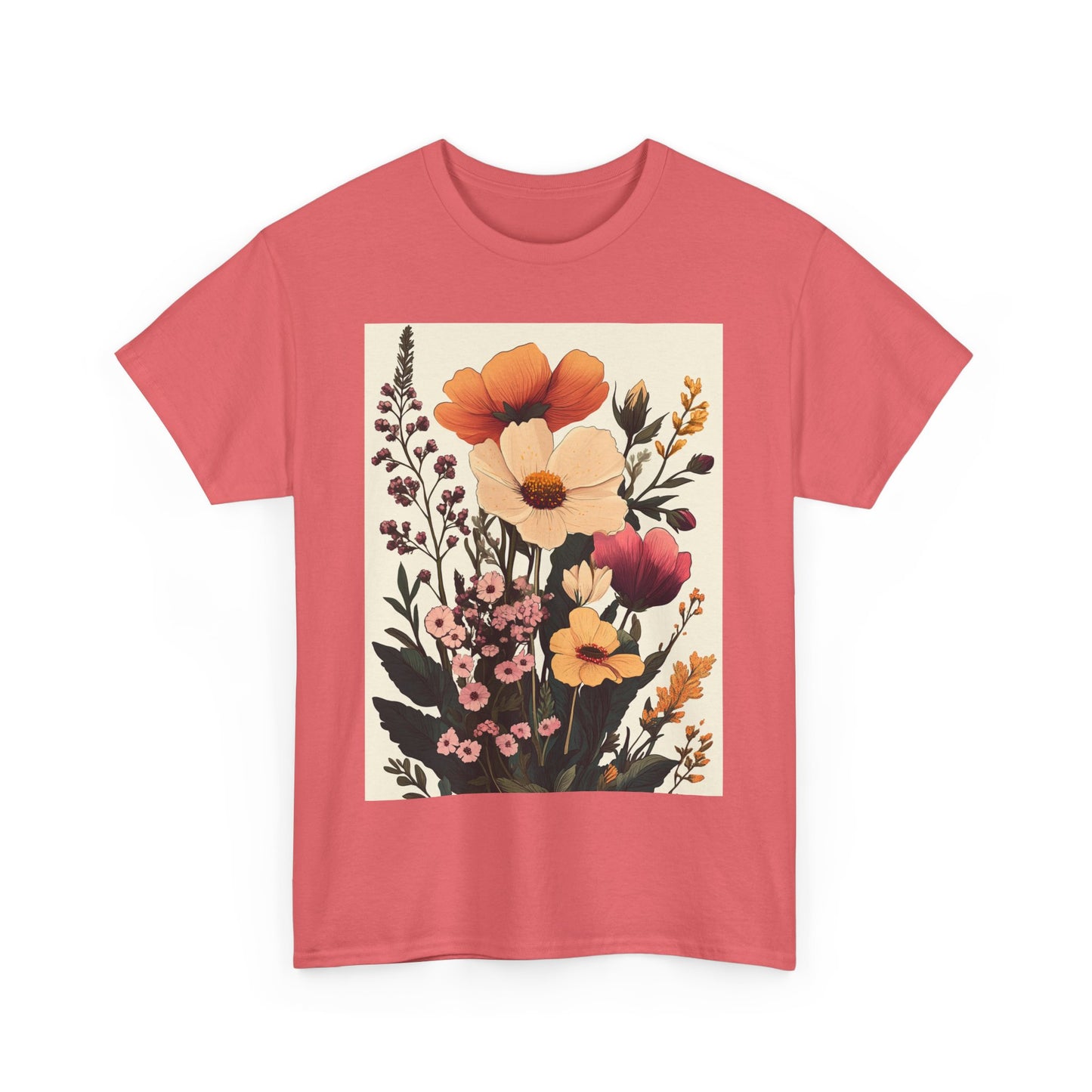 Botanical Garden Graphic Tee - Sustainable Nature-Inspired T-Shirt