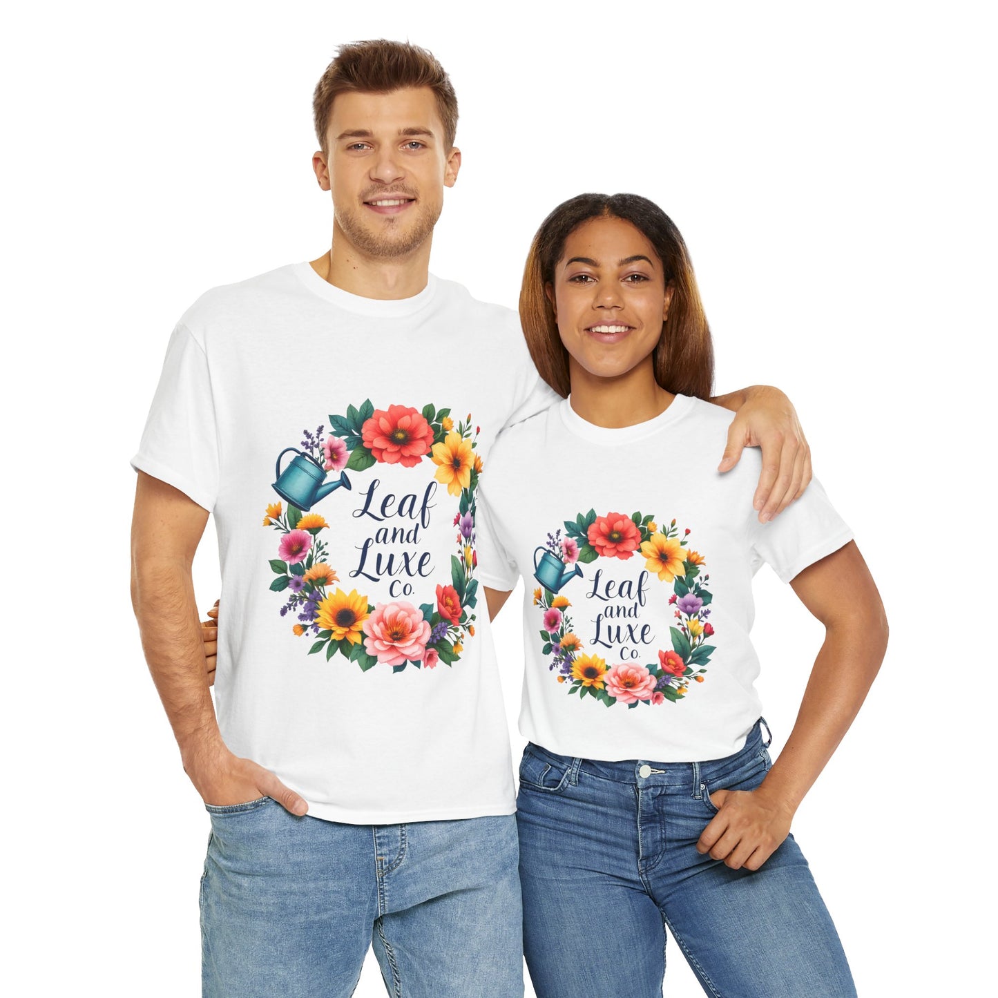 Leaf and Luxe Signature Garden Wreath Tee