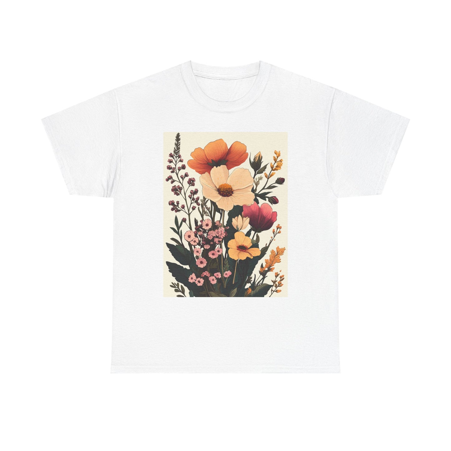 Botanical Garden Graphic Tee - Sustainable Nature-Inspired T-Shirt